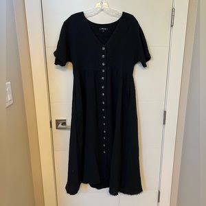Madewell black maxi dress. Size: S